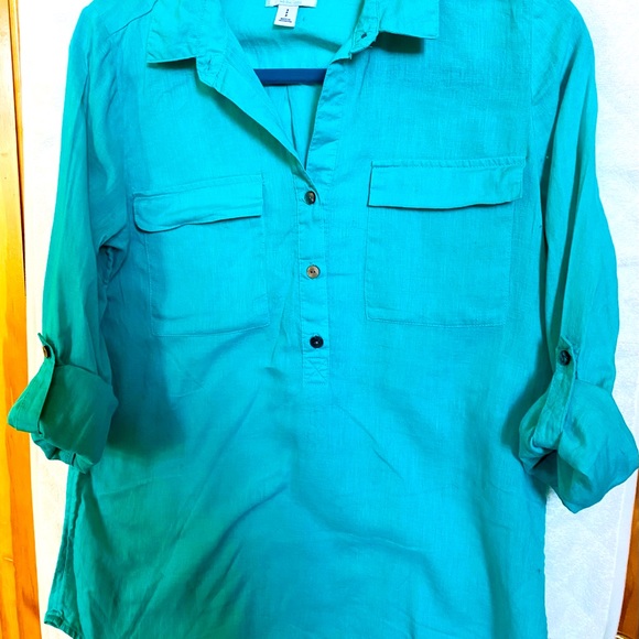 Old Navy linen tunic - Picture 2 of 5